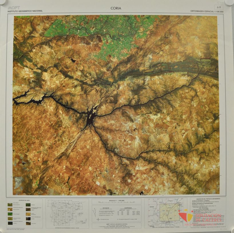 Coria [6-9]: Ortoimagen espacial